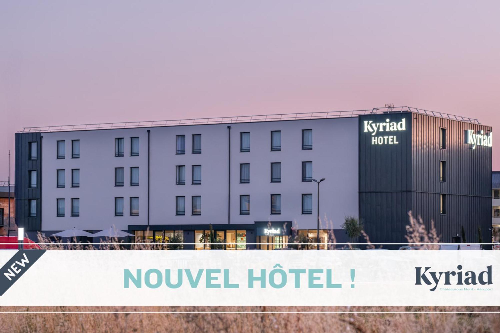 Kyriad Chateauroux Nord - Aeroport Deols Exterior photo